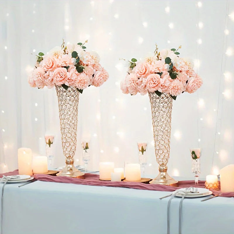 Modern Decorative Vases Set Of 2 For Centerpiece Home Decor