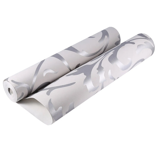 NONECN Luxury Embossed Non Woven Wallpaper 3D Vertical For Home Bedroom