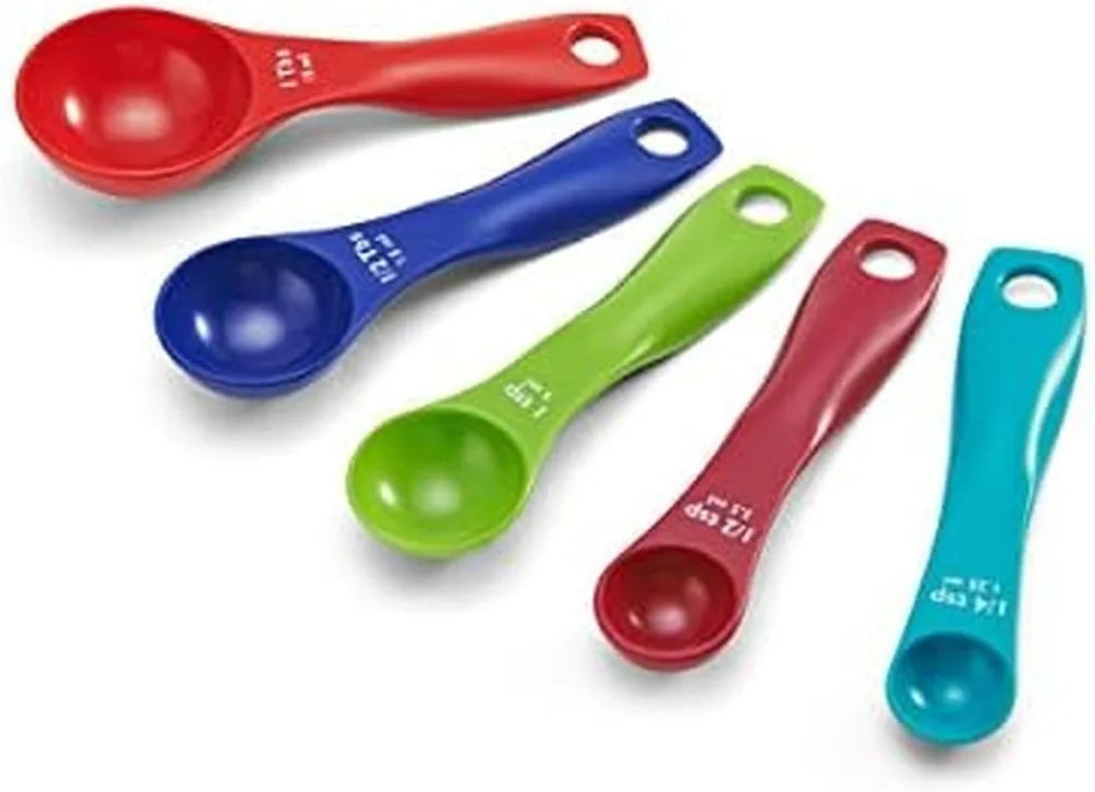 5 Piece Measuring Spoons Set for Wet and Dry Ingredients