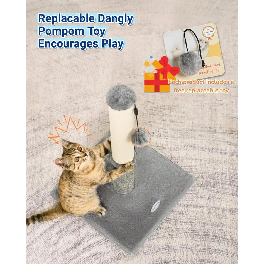 High Concerned Cat Scratching Post for Indoor Cats Sisal and Carpet