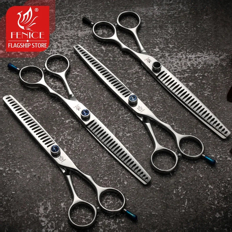 Fenice Professional Pet Grooming Scissors Thinning For Dogs