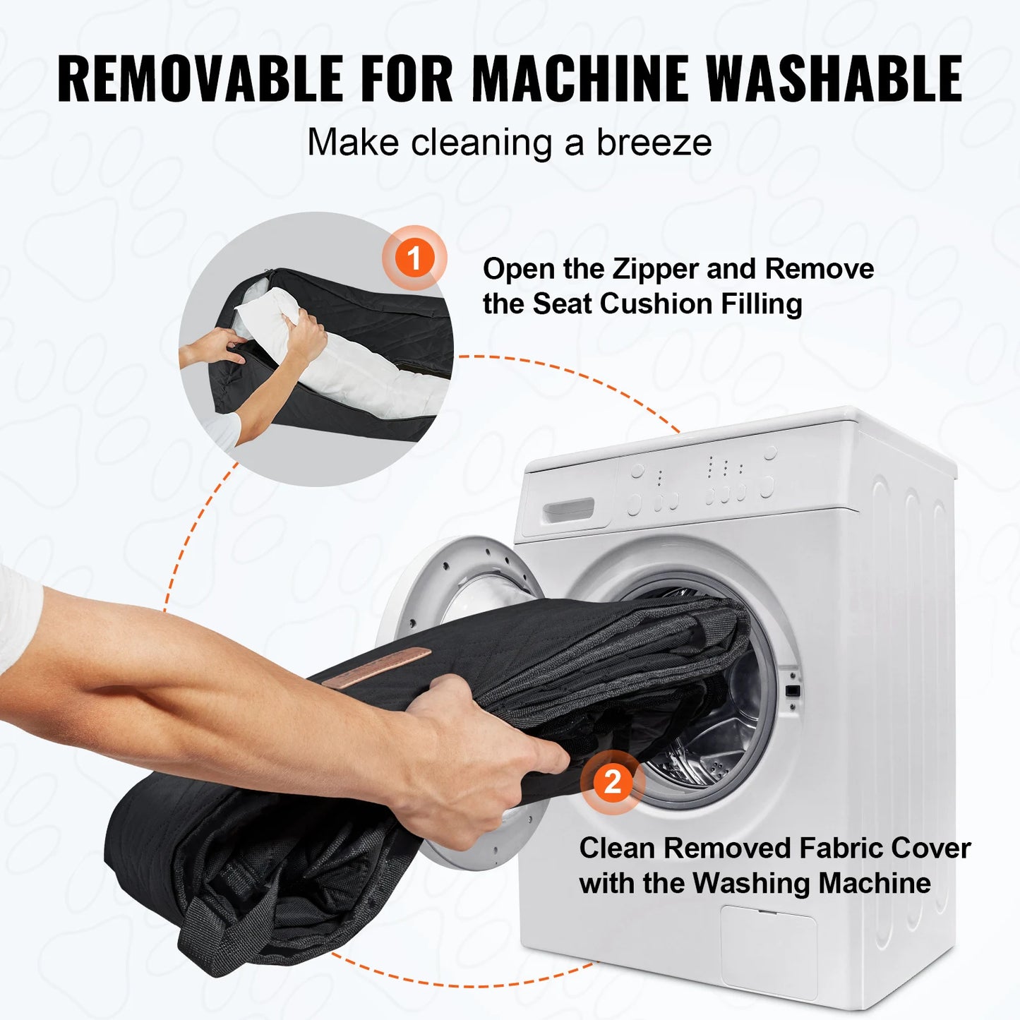 SucceBuy Waterproof Dog Car Seat Booster With Clip On Leash