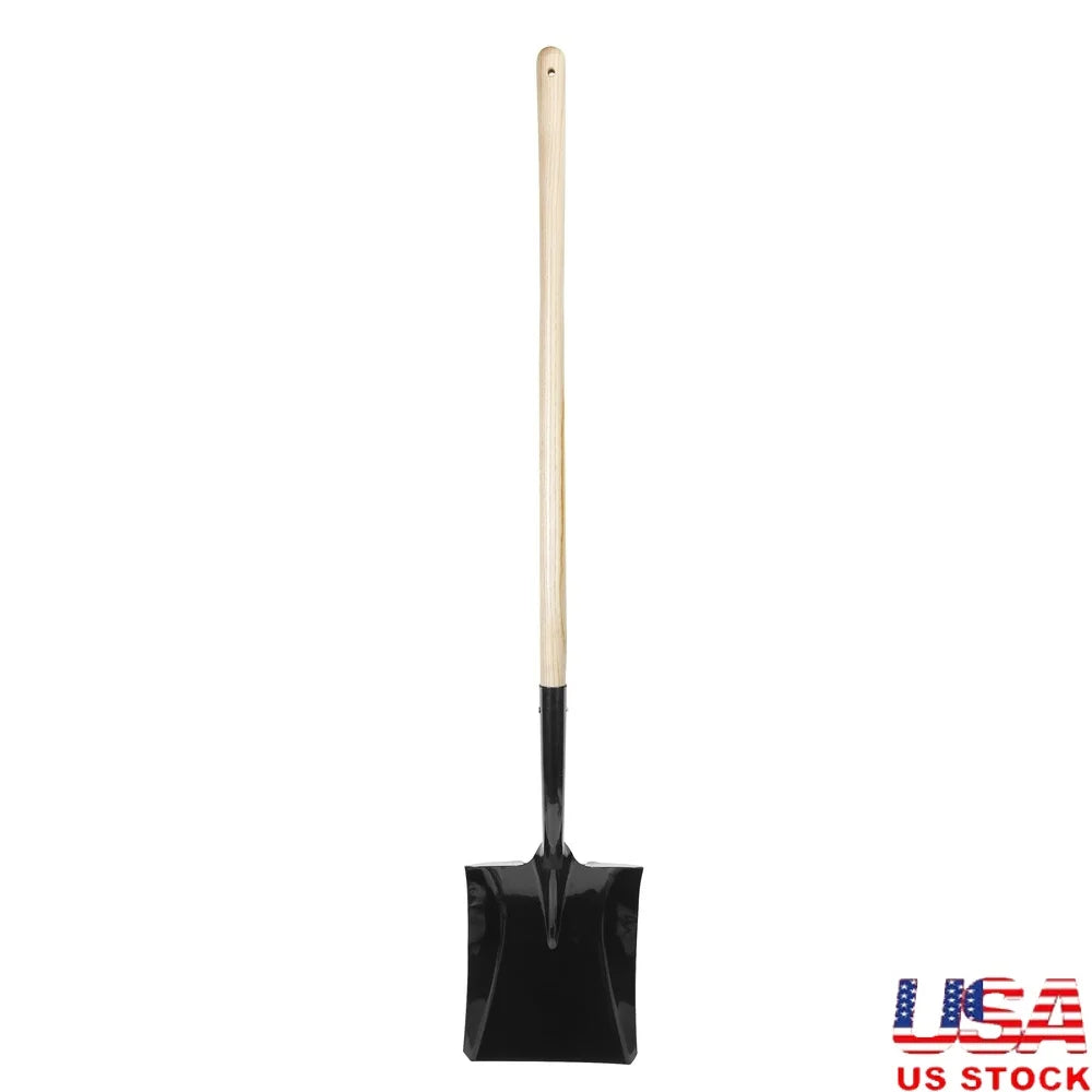 Square Head Aluminum Garden Shovel For Digging And Scooping