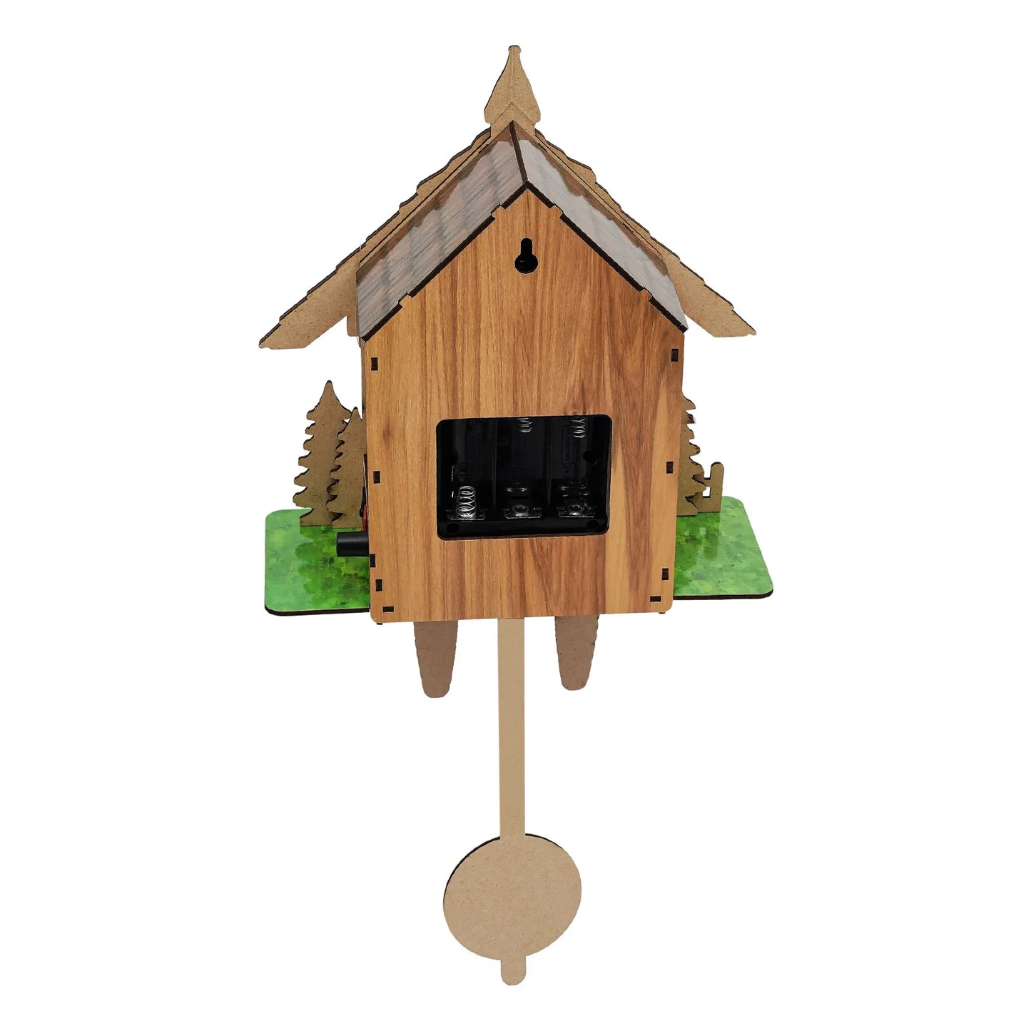 Cuckoo Wall Clock Traditional Chalet Style Wooden Pendulum Clock
