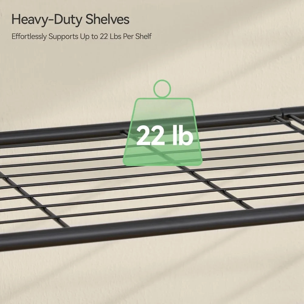 Hign-Concerned Shoe Rack 8 Tier Organizer Holds 40 Pairs