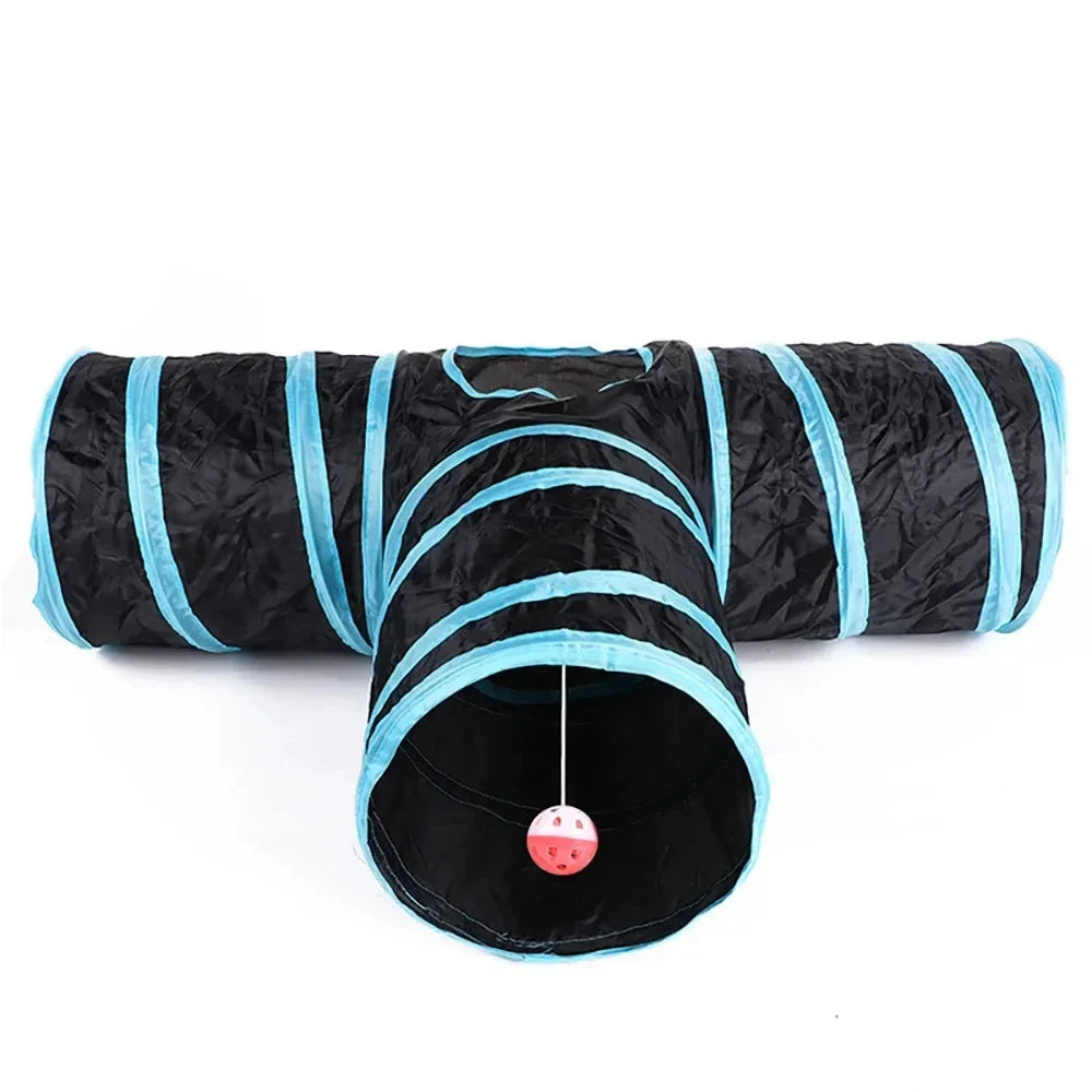 Breathable Cat Foldable Play Tunnel Cat Toy Indoor Fun
