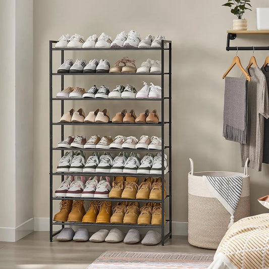 Hign-Concerned Shoe Rack 8 Tier Organizer Holds 40 Pairs