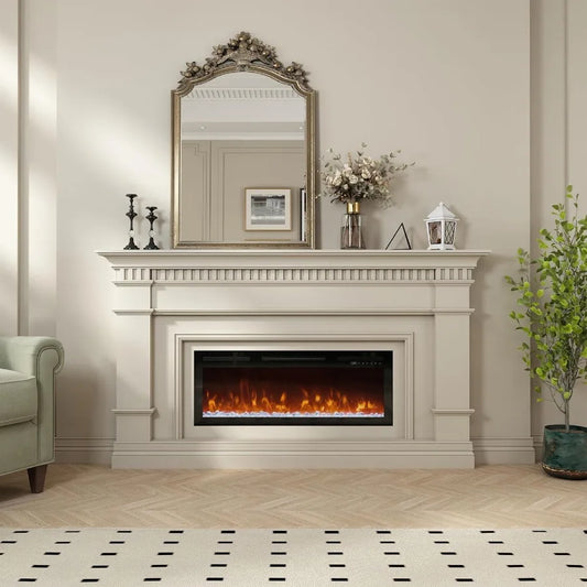 Electric Fireplace Heater And Decor Inset For Living Room