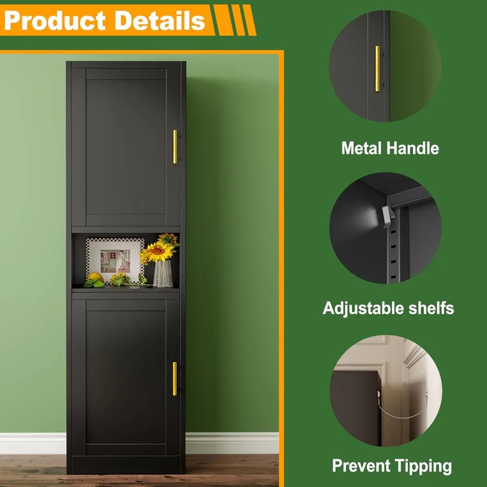 Metal Storage Cabinet With Two Doors For Bathroom Use