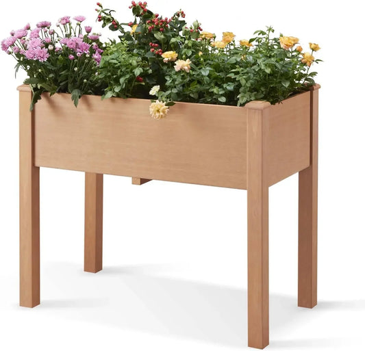 Hign-concerned Raised Garden Bed With Legs Planter Box