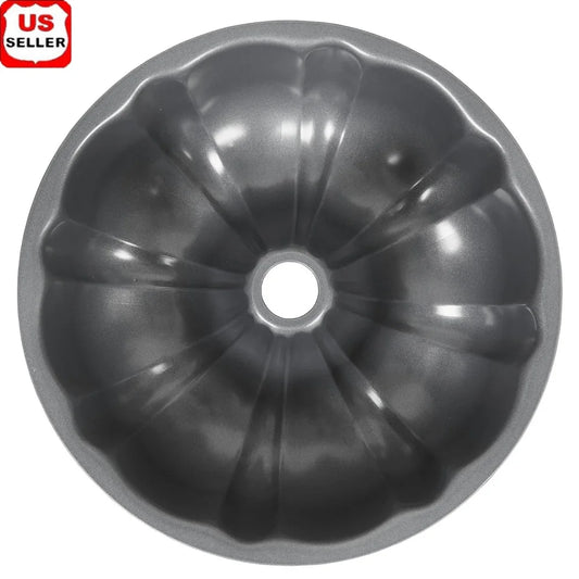 XMSJ Non Stick Bundt Cake Pan Fluted Tube Oven Safe