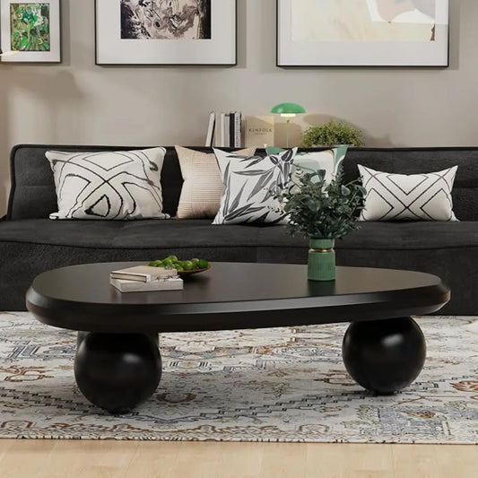 GUANGBAI Cloud Coffee Table Modern Living Room Easy Assembly