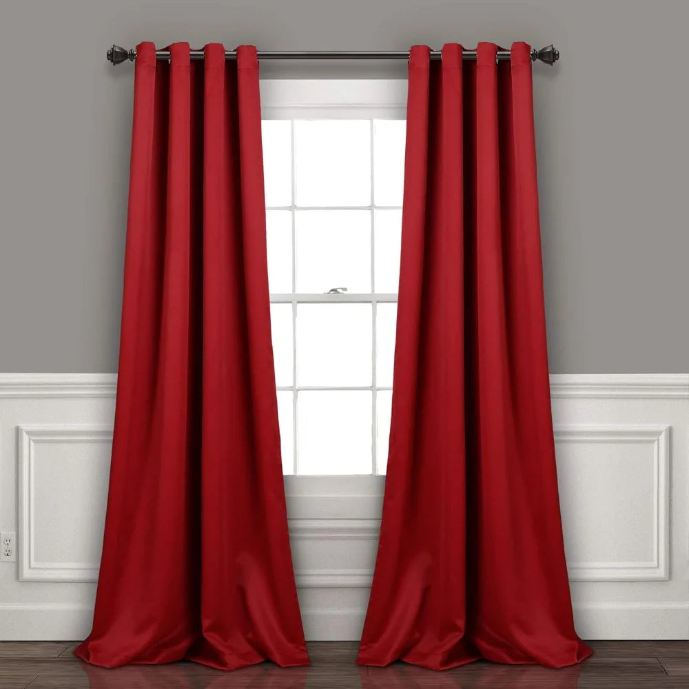 Lush Decor Insulated Grommet Blackout Curtains Set of 2