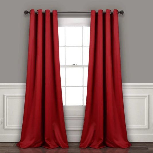 Lush Decor Insulated Grommet Blackout Curtains Set of 2