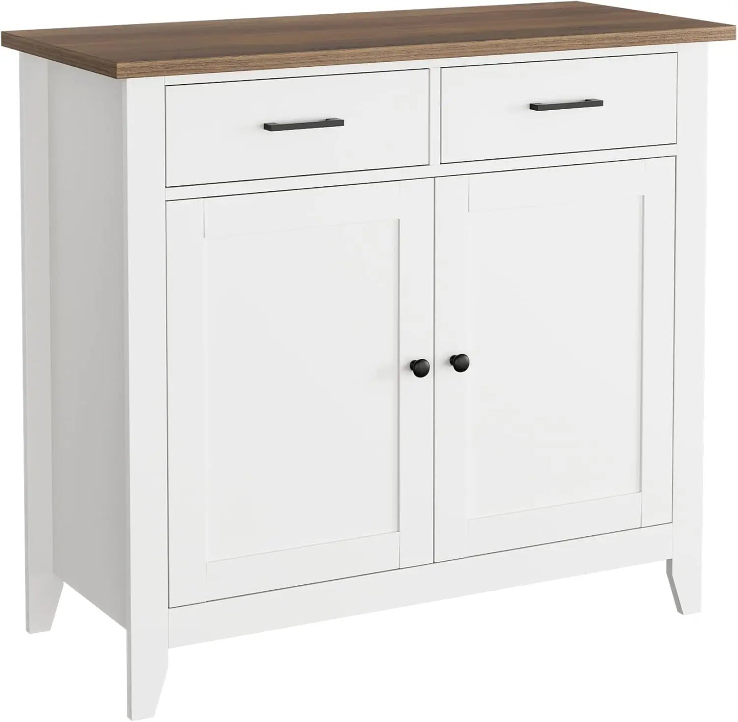 ZHUXIANG Modern Farmhouse Buffet Kitchen Storage Cabinet