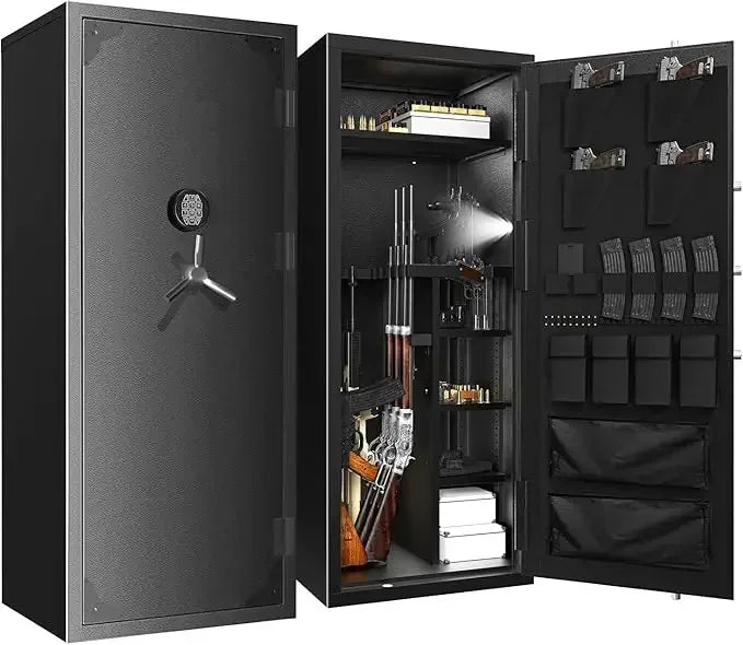 Hign Concerned Large Capacity Gun Safe with Pistol Rack