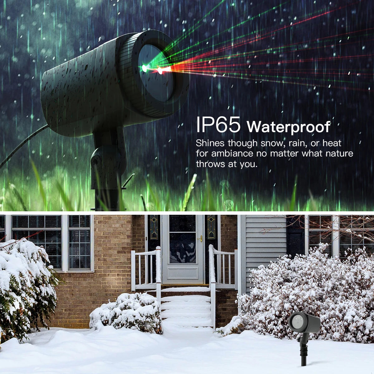 Christmas Outdoor Projector Lights With Remote 12 Decoration Patterns