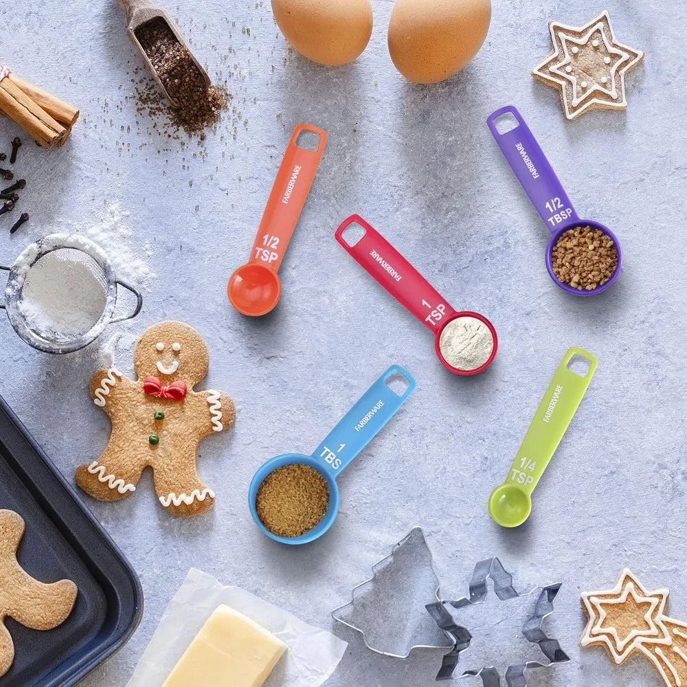 5 Piece Measuring Spoons Set for Wet and Dry Ingredients