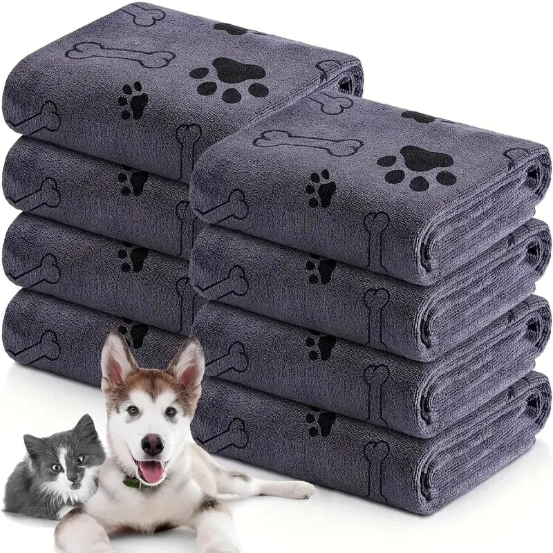 NONEDog Microfiber Dog Towels Quick Dry Absorbent Grooming Towels