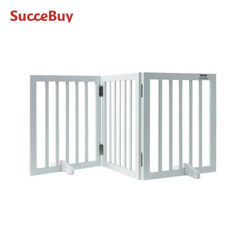 Free Standing Dog Gate Foldable Pet Barrier For Narrow Passages