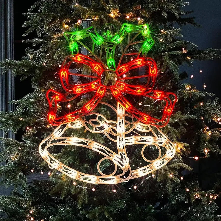 Electronic Christmas Window Silhouette Lights with 50 Incandescent Mini Lights