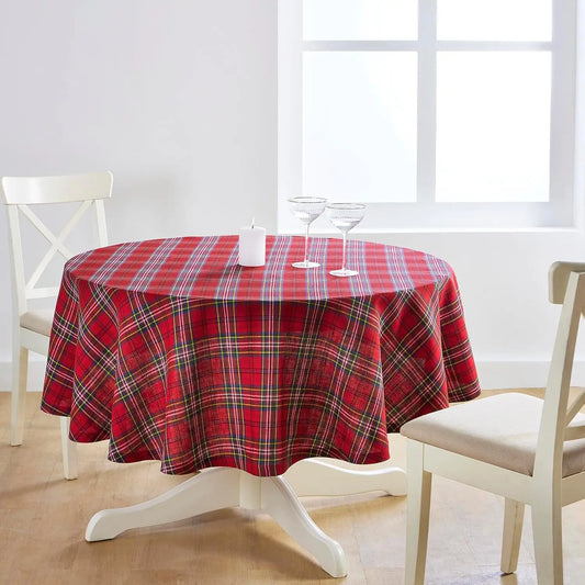Solino Home Linen Tablecloth 100 Percent Pure Linen Machine Washable