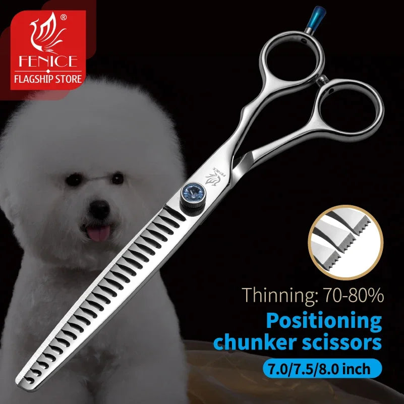 Fenice Professional Pet Grooming Scissors Thinning For Dogs