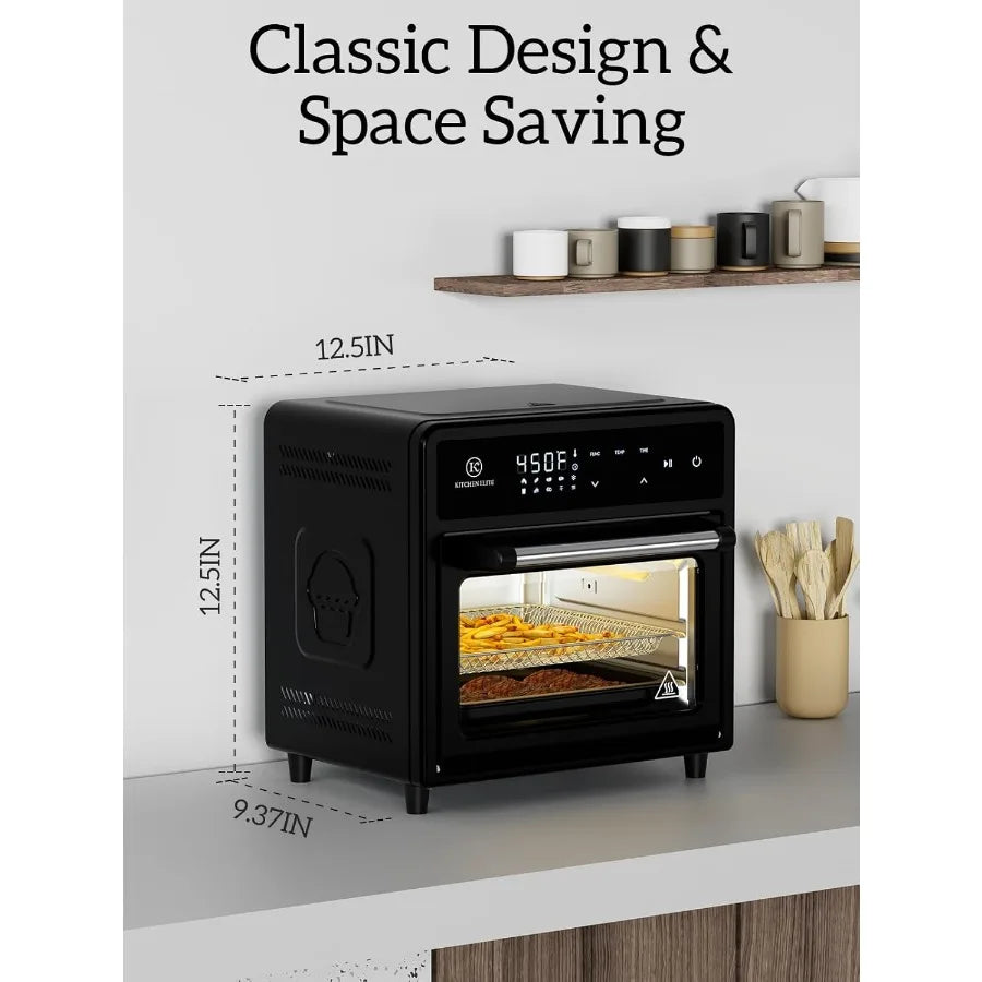 AbayHign-concerned StainlessSteel Air Fryer Toaster Oven 10 In 1 Convection