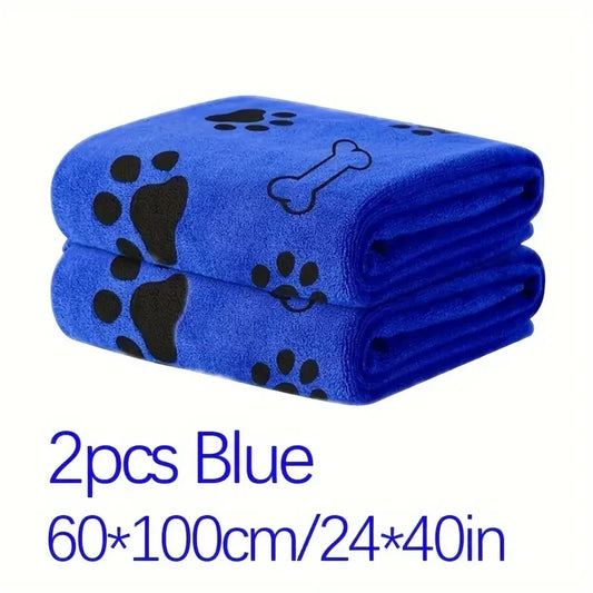NONEDog Microfiber Dog Towels Quick Dry Absorbent Grooming Towels