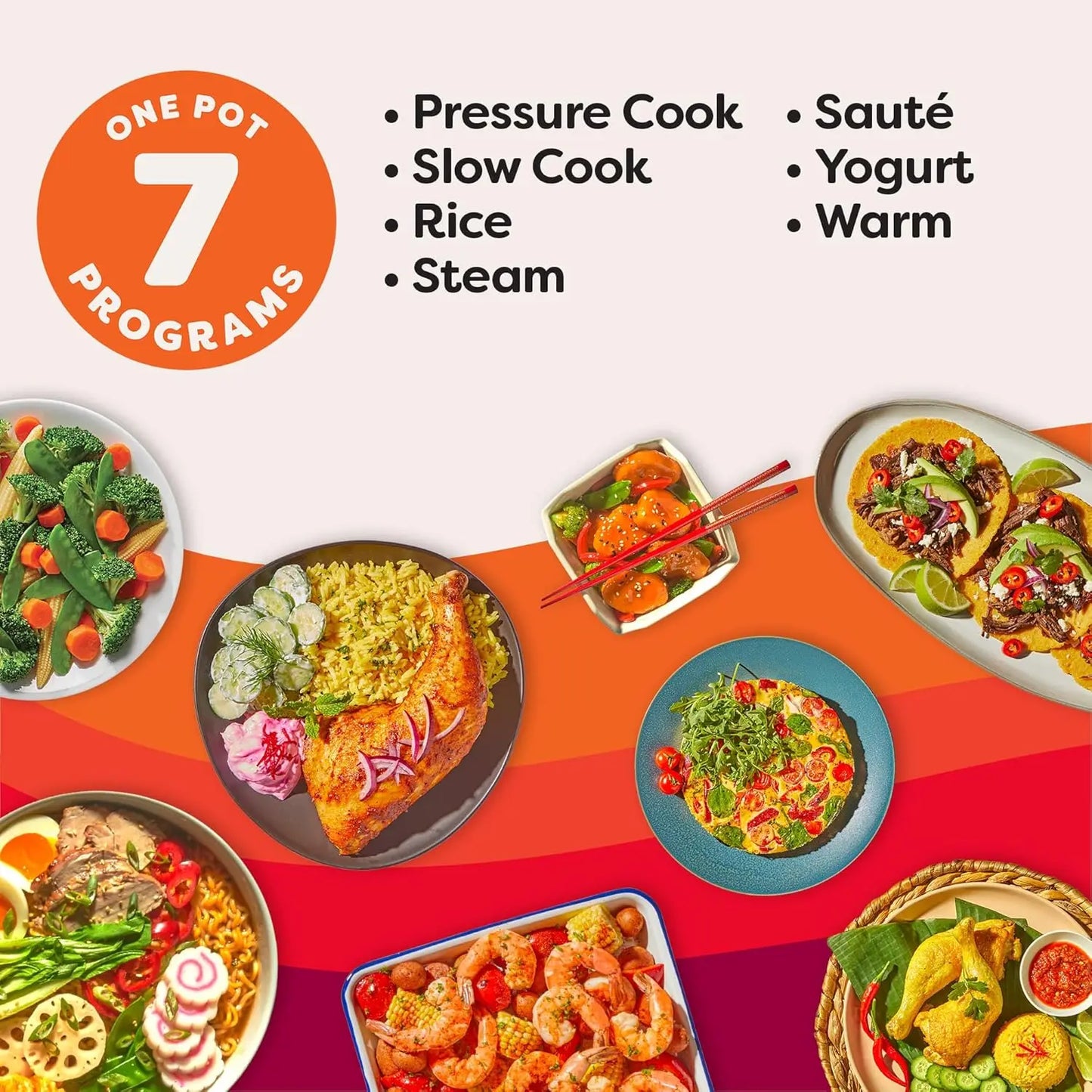 Mini 7 In 1 Multi Cooker Pressure Steam Yogurt Warmer