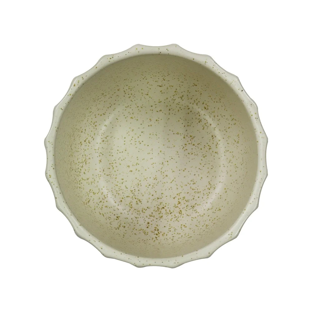 Finishing Ceramic Ribbed Vase For Indoor Plants Home Decor