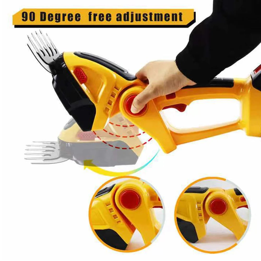 Cordless 2 In 1 Hedge Trimmer Garden Tool Rechargeable Battery