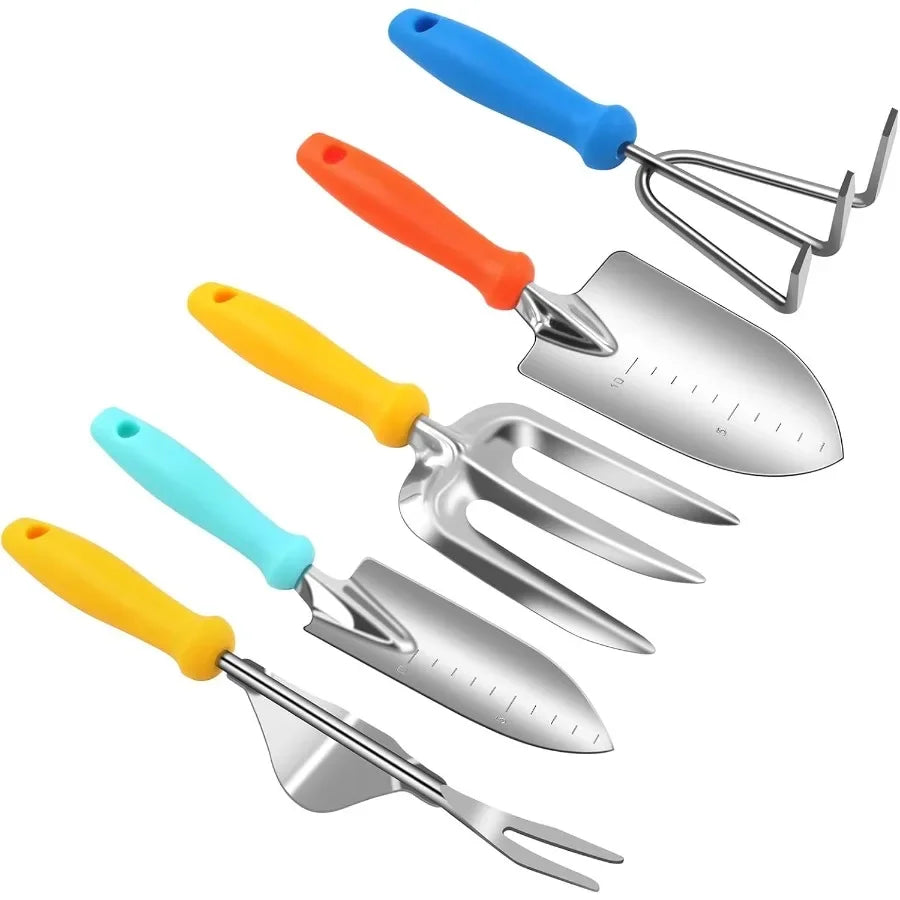 Stainless Steel Heavy Duty Weeding Tool Set With Ergonomic Handles