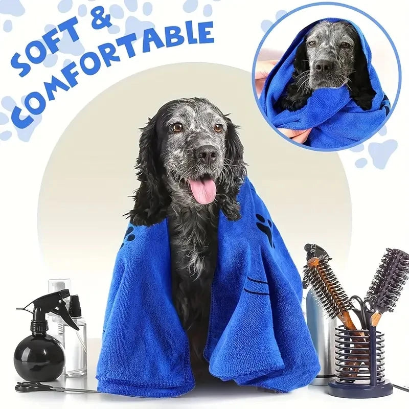 NONEDog Microfiber Dog Towels Quick Dry Absorbent Grooming Towels