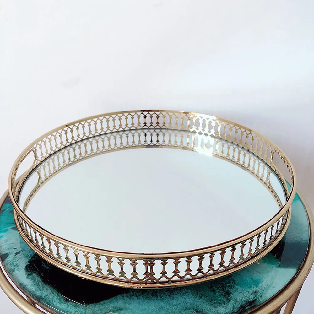 Bymaocar Mirror Tray Resin Build Easy Install Home Office Decor