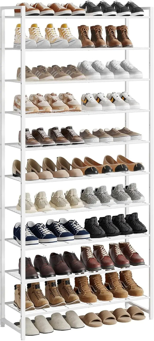 Hign-concerned Metal Shoe Organizer 8 Tier Garage Rack