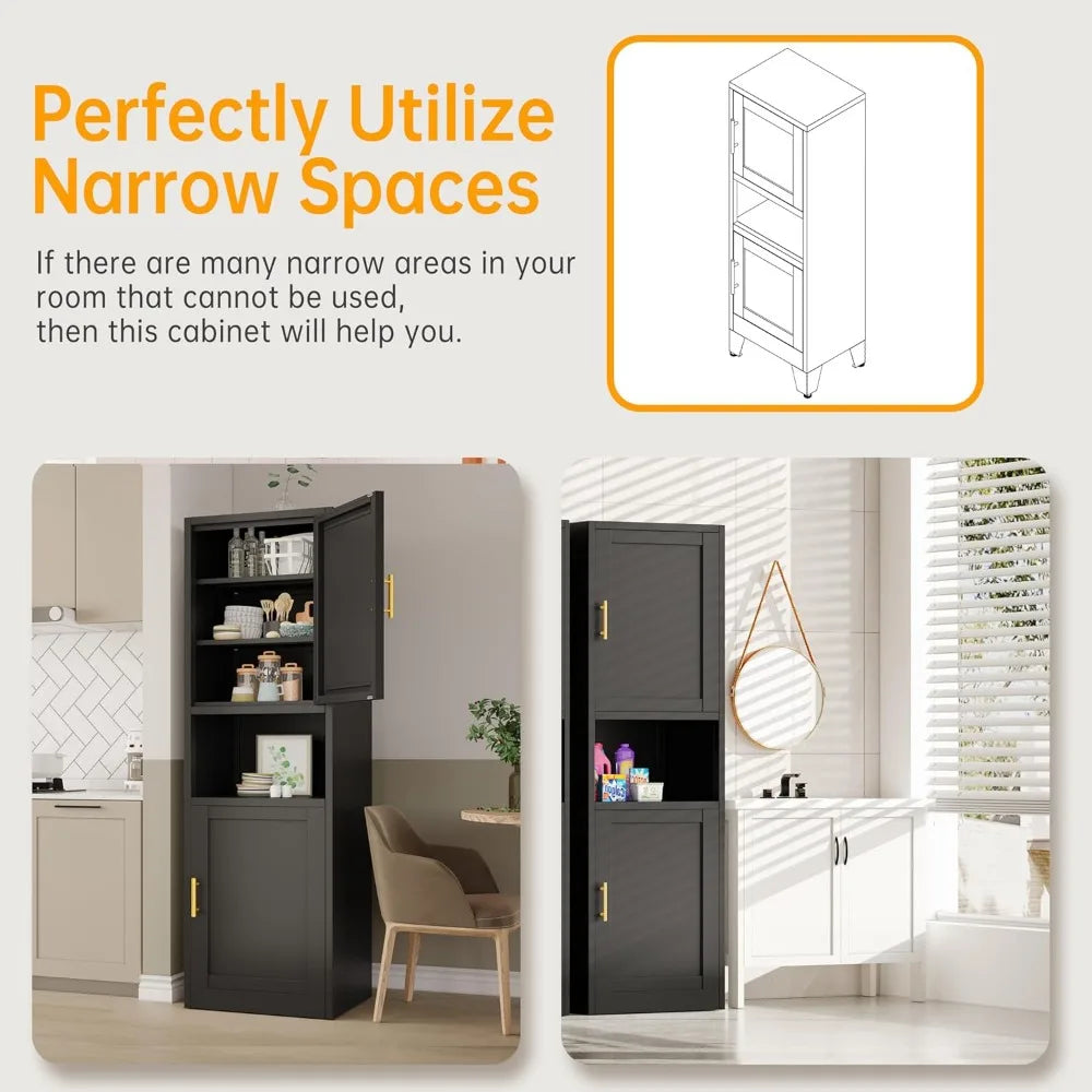 Metal Storage Cabinet With Two Doors For Bathroom Use