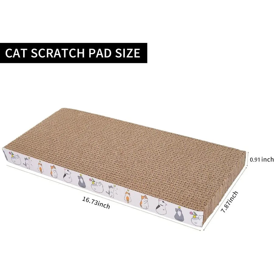 High-concerned Cat Scratcher Toys 5 Pack Reversible Cardboard Posts