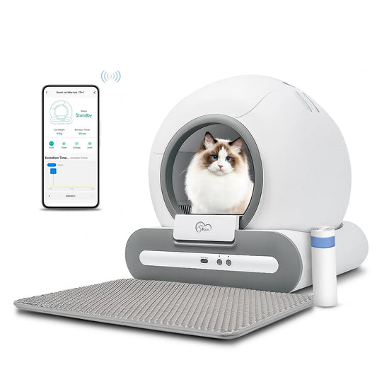 DOEL Automatic Cat Litter Box Cleaning With App Control