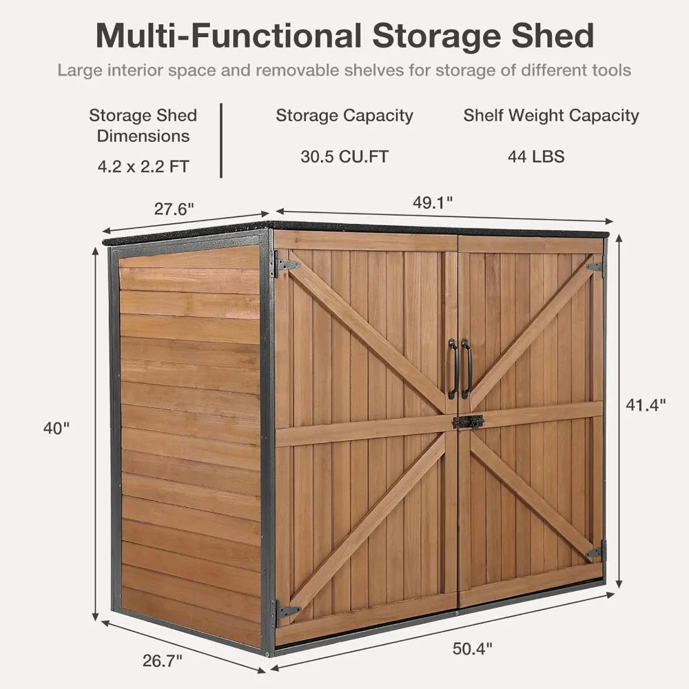 Hign-concerned Waterproof Outdoor Storage Shed For Garden