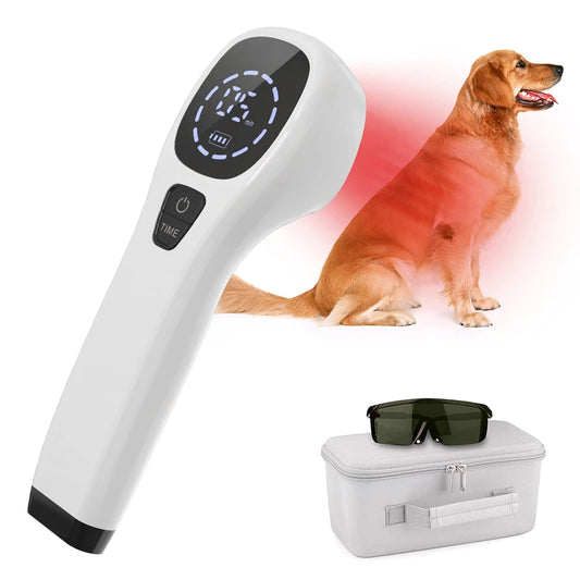 Handheld Dog Laser Therapy 808nm Diode Red Light Pain Relief
