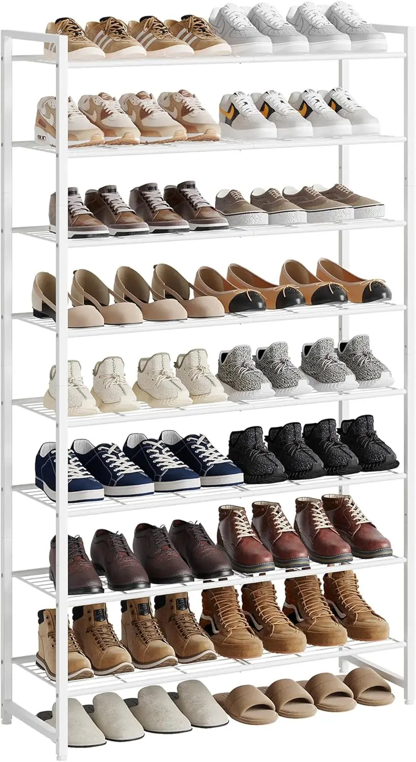 Hign-concerned Metal Shoe Organizer 8 Tier Garage Rack