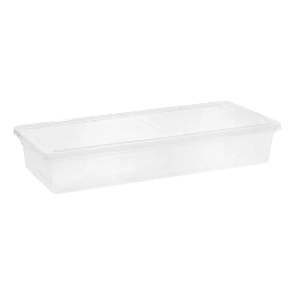 Durable Clear Plastic Underbed Storage Box For Storing Items