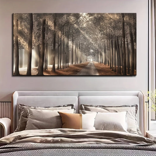 Hign Concerned Mountain Night Canvas Painting Scenic