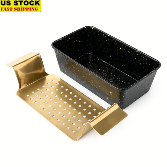 Nonstick Loaf Pan With Stainless Steel Trivet Oven Safe Bakeware