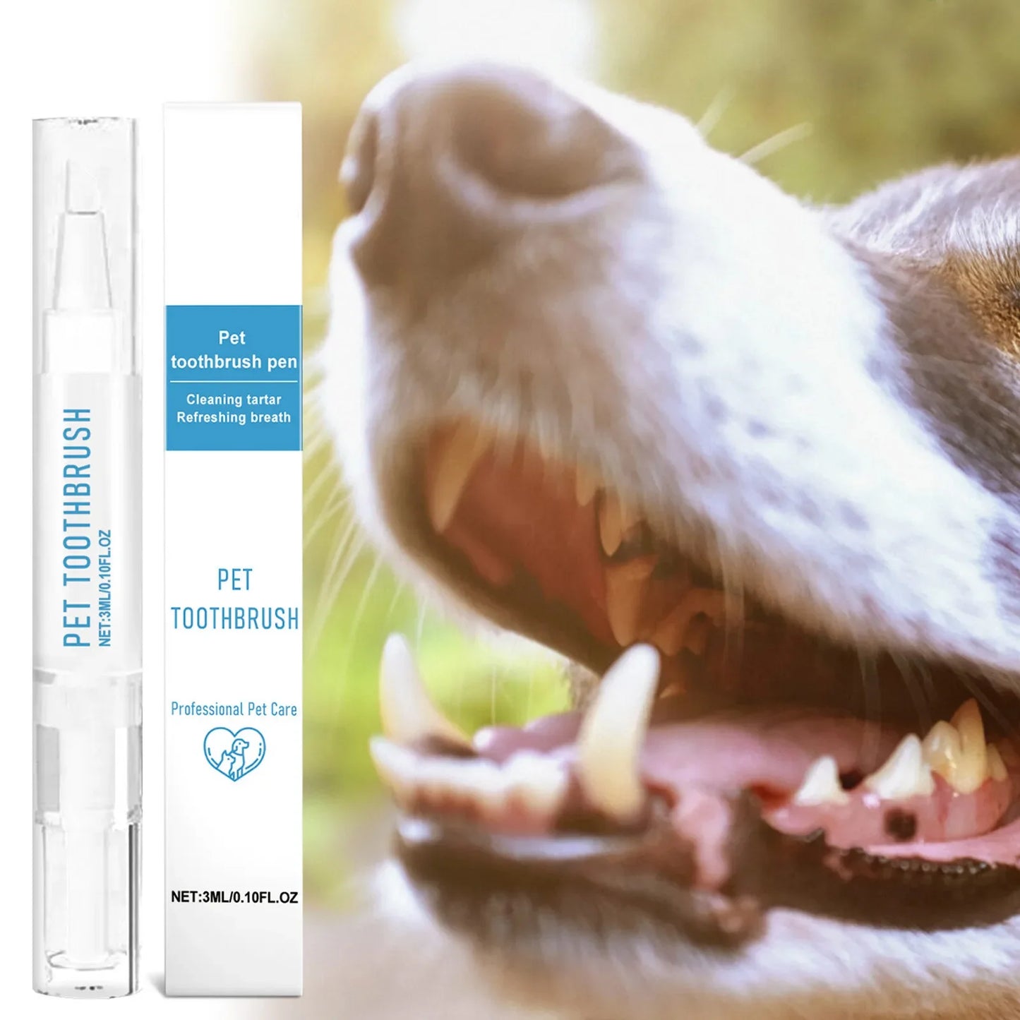 Pet Toothbrush Pen Teeth Cleaning Tool For Dogs And Cats