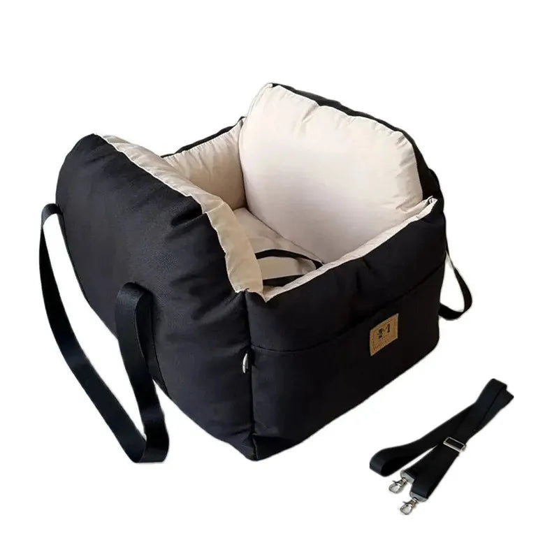 Four Season Dog Car Seat With Safety Belt Universal Pet Cushion