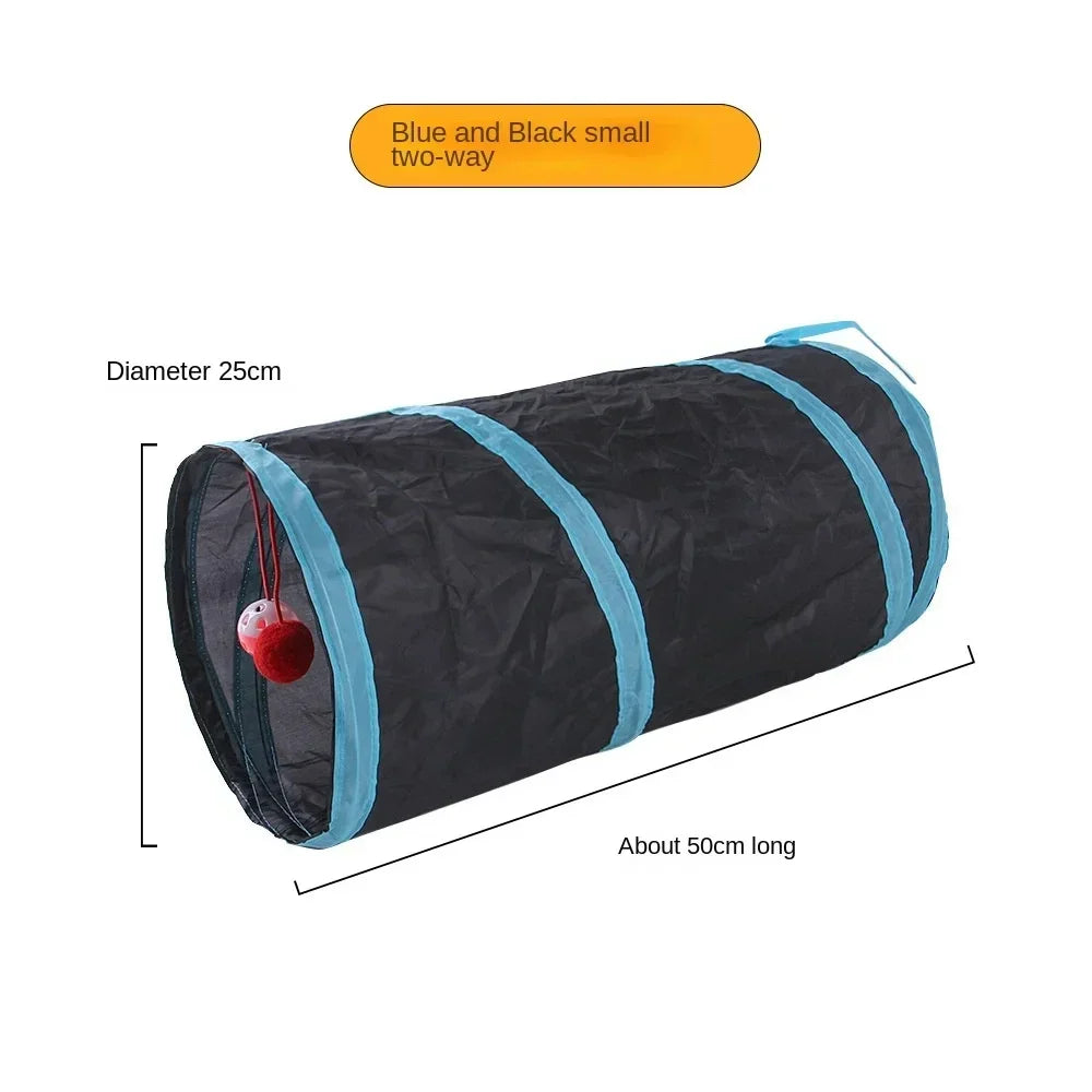 Breathable Cat Foldable Play Tunnel Cat Toy Indoor Fun