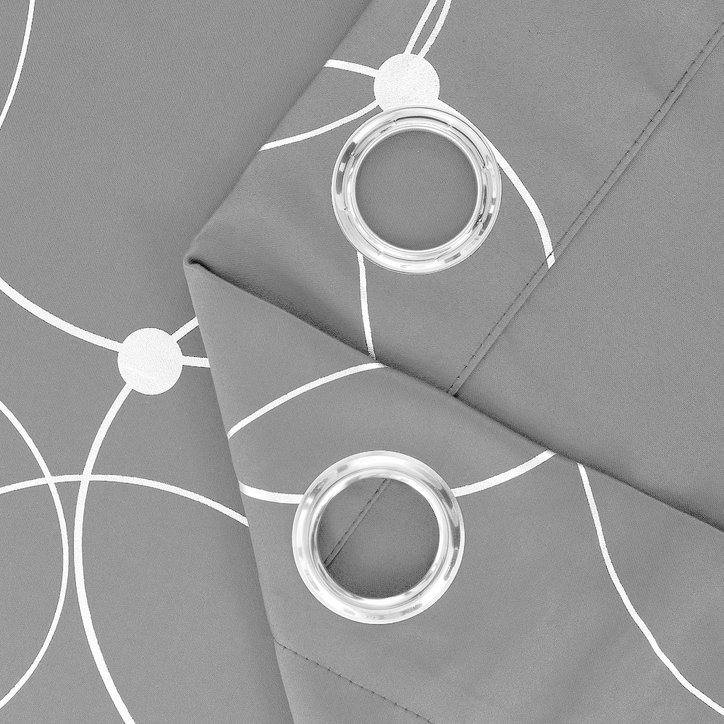 4 Pack Blackout Curtain Panels Grommet Thermal Insulated Room Darkening