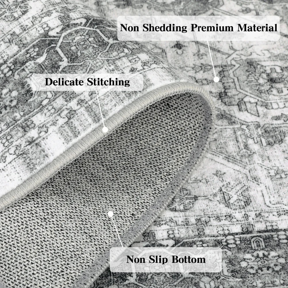 HobbyLane Washable Hallway Runner Rug Non Slip Entryway Carpet